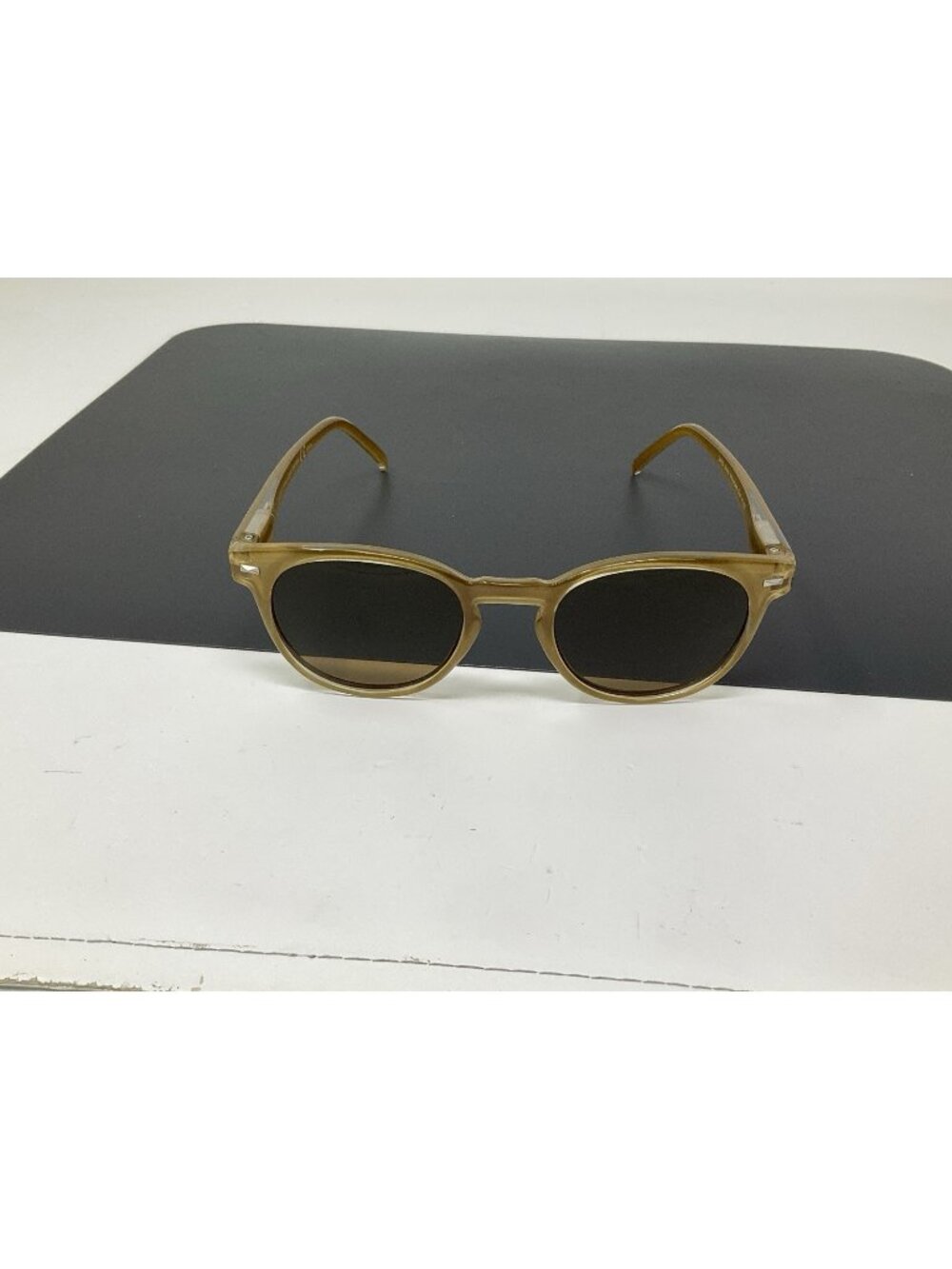 Peepers Boho Amber Round +0.00 Polarized Sunglasses Blue Light Filter